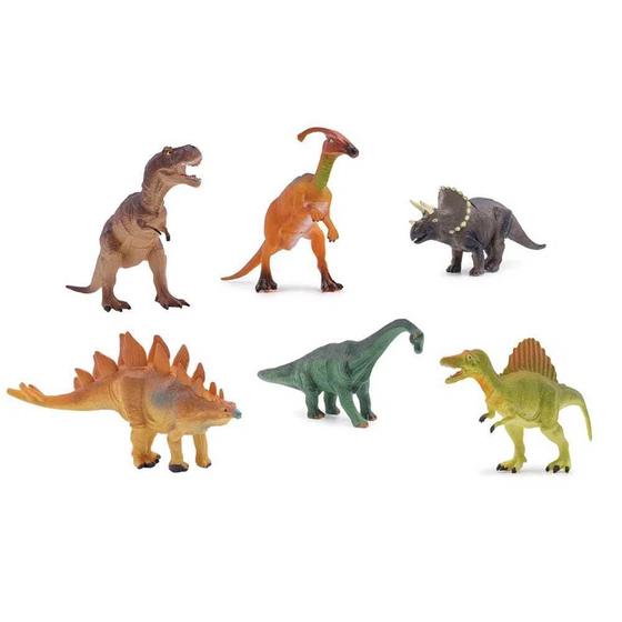 Imagem de Pack Com 6 Dinossauros Jurassic Fun Multikids Br1467