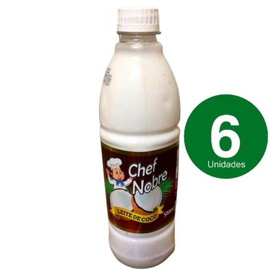 Imagem de Pack Com 6 Leite de Coco Chef Nobre 500ml