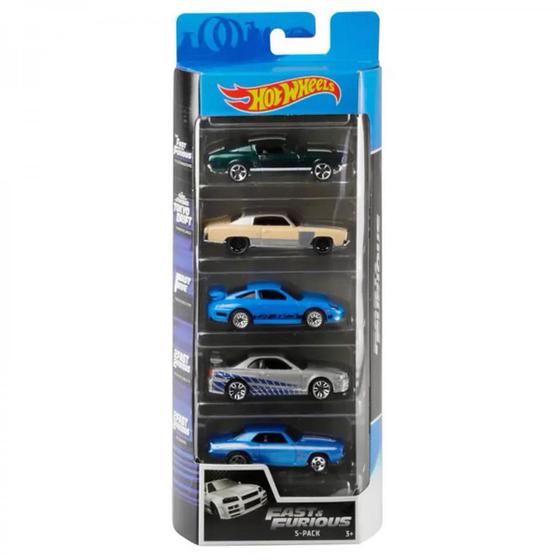 Imagem de Pack de 5 Hot Wheels - Fast And Furious - Velozes e Furiosos - GHP55