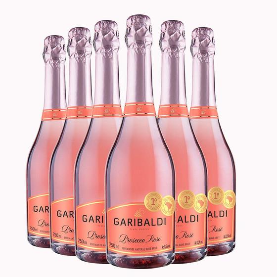 Pack Espumante Garibaldi Prosecco Rosé 750ml Menor preço em Pack Espumante Garibaldi Prosecco Rosé 750ml
