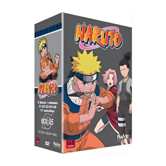 Imagem de Pack Naruto Playarte - Box 05 Volumes 21,22,23,24 E 25