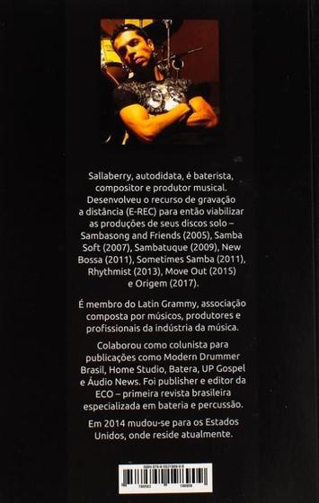Imagem de Pack Sallaberry com CD Origem, Livro Manual Prático de Produção Musical e Baqueta Batera Clube 5A