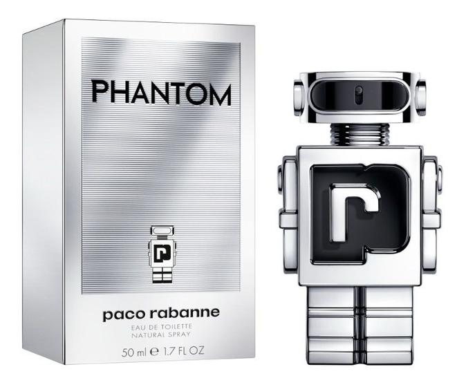 Paco Rabanne Phantom Eau de Toilette 50ml Masculino Menor preço em Paco Rabanne Phantom Eau de Toilette 50ml Masculino