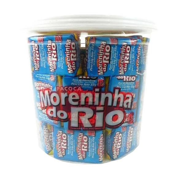 Pacoca Rio Paçoca Moreninha Do Rio 50Un Pote Embalado Quadrado 1Kg Rio - Paçoca ...