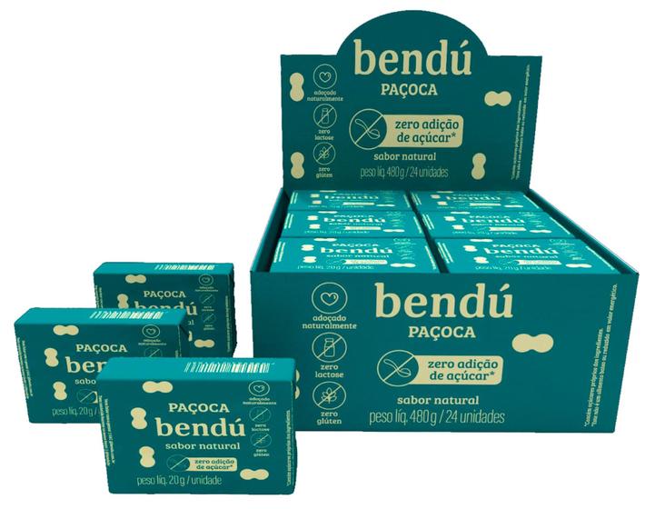 Imagem de Paçoca Protein, Zero  Açucar, Display Com 24 Unidades (Gourmet)