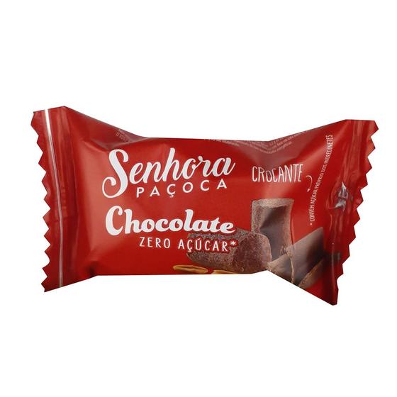 Imagem de Paçoca Senhora Paçoca com Chocolate Zero Açúcar 16g