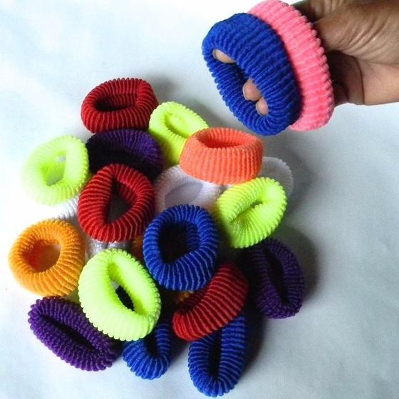 Imagem de Pacotão Rabicó De Cabelo Xuxinhas Com 60 Unidades Colorido