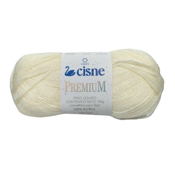 Imagem de Pacote 5 Lã Cisne Premium 100g 280m TEX 357 100% acrilico