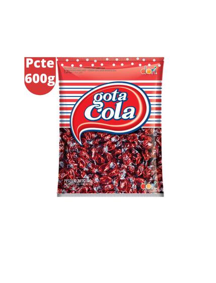 Imagem de Pacote Bala Gota Cola / Bala Coca Cola 600g - Dori