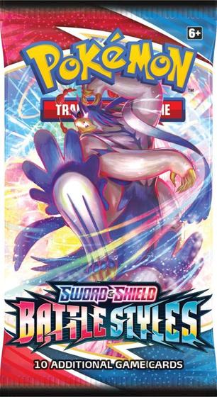 Imagem de Pacote Booster: Pokémon Official TCG Sword & Shield Battle Styles