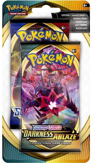 Imagem de Pacote Booster Pokémon - Série Espada e Escudo: Darkness Ablaze