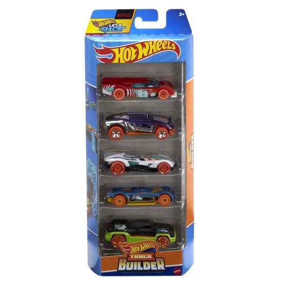 Imagem de Pacote c/ 5 Carrinhos (Pack) Hot Wheels 1/64 - Mattel