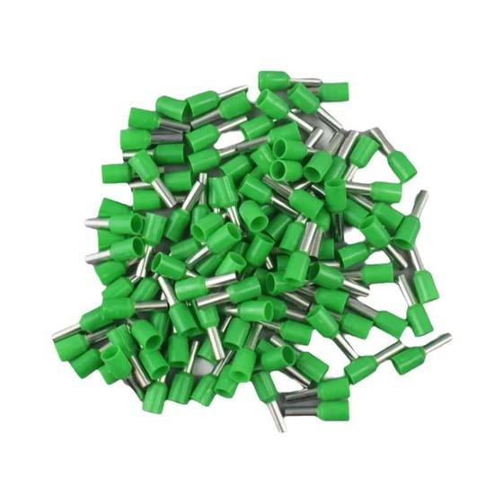 Imagem de Pacote com 100 Virolas de Crimpagem para Terminais de Cabo Isolado