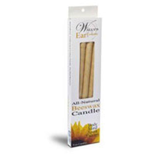 Imagem de Pacote com 2 velas de cera de abelha totalmente natural da Wallys Natural Products (pacote com 4)