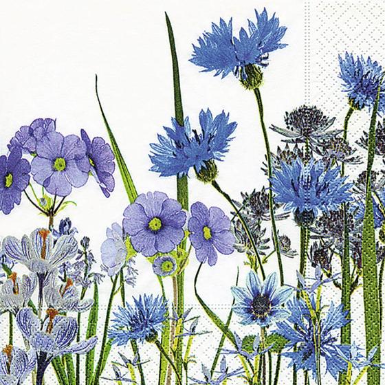 Imagem de Pacote com 20 Guardanapos Blue Meadow Paper Design em Papel - 33 cm x 33 cm - Colorido