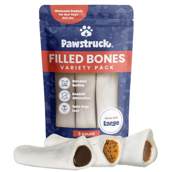 Imagem de Pacote com 3 Ossos para Cachorro Pawstruck Large (13-15cm)