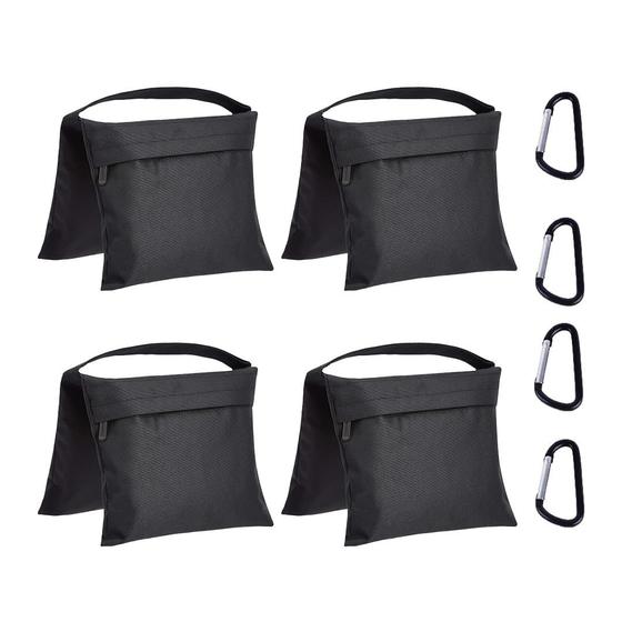 Imagem de Pacote com 4 sacos de areia Amazon Basics Photographic para suportes de luz
