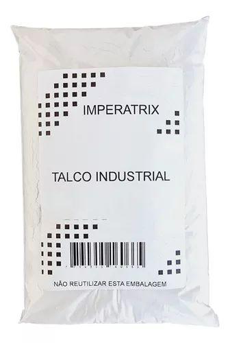 Imagem de Pacote Com 4Kg De Talco Industrial Branco Para Resina
