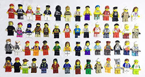 Imagem de Pacote de 10 Minifiguras LEGO Autênticas e Aleatórias, 9443