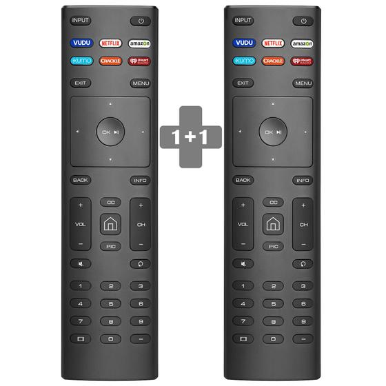 Imagem de Pacote de 2 controles remotos universais para todas as TVs Vizio LOUTOC