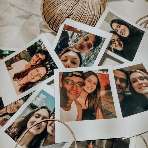 Imagem de Pacote de 50 fotos em formato polaroid da Sorria