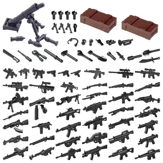 Imagem de Pacote de armas de brinquedo HIMIRICH Military Building Blocks