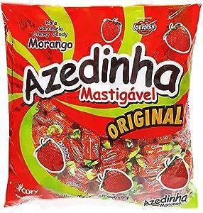 Imagem de Pacote de bala azedinha de morango 500g