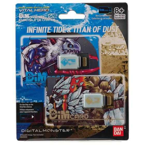 Imagem de Pacote de cartas DIM Bandai Namco Digimon Vital Hero Infinite Tide e Titan of Dust