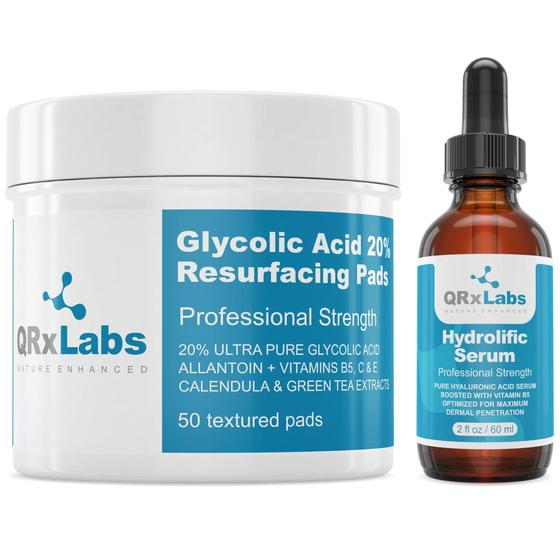 Imagem de Pacote de Cuidados com a Pele QRxLabs - 20% Ácido Glicólico
