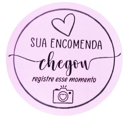 Imagem de Pacote de Etiquetas Redondas Estampadas - 45mm (102 unidades) Personalizada