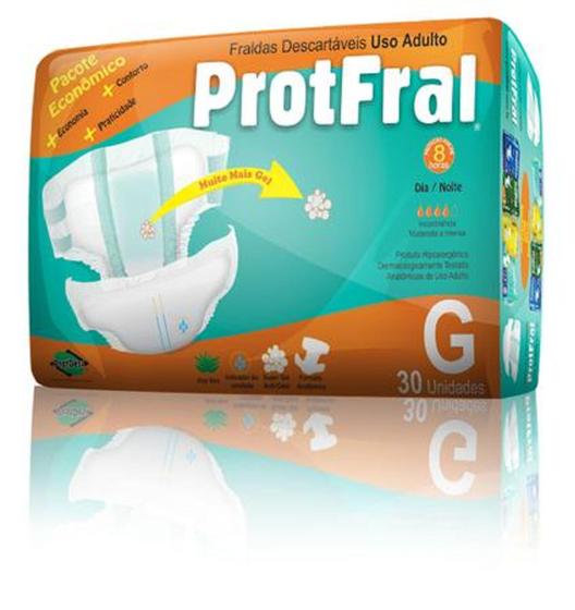 Pacote De Fralda Geriátrica Protfral C/ Aloe Vera Tam G Menor preço em Pacote De Fralda Geriátrica Protfral C/ Aloe Vera Tam G
