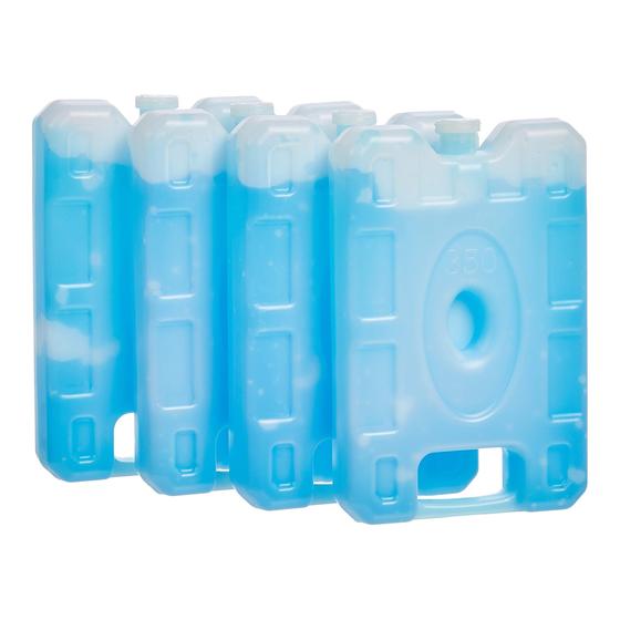 Imagem de Pacote de Gelo Reutilizável Amazon Basics - 4 Unidades - Formato Retangular