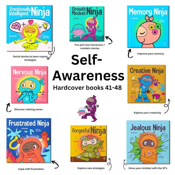 Imagem de Pacote de livros Ninja Life Hacks Self-Awareness 8, capa dura