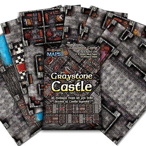 Pacote de mapas modulares Arcknight The Graystone Castle RPG x16 ...