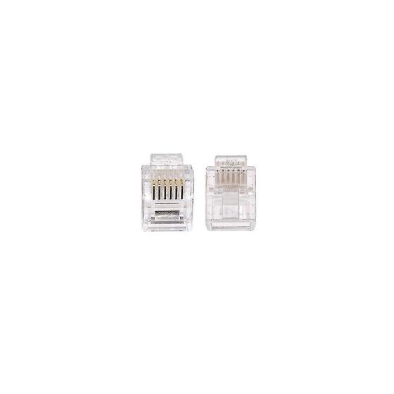 Imagem de Pacote de Montagem para Rack de Computador com Plugues RJ12 Modulares