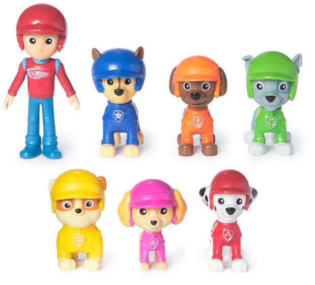 Imagem de Pacote de Presentes Toy Figures Paw Patrol Rescue Wheels - 7 Bonecos