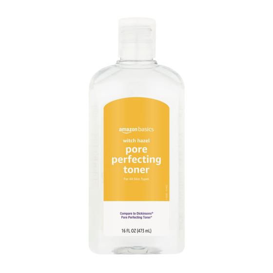 Imagem de Pacote de tônico Amazon Basics Witch Hazel Aperfeiçoador de Poros de 480 ml