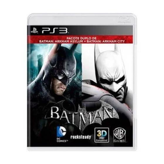 Imagem de Pacote duplo batman arkham  asylum + batman arkham city - ps 3 midia fisica orginal