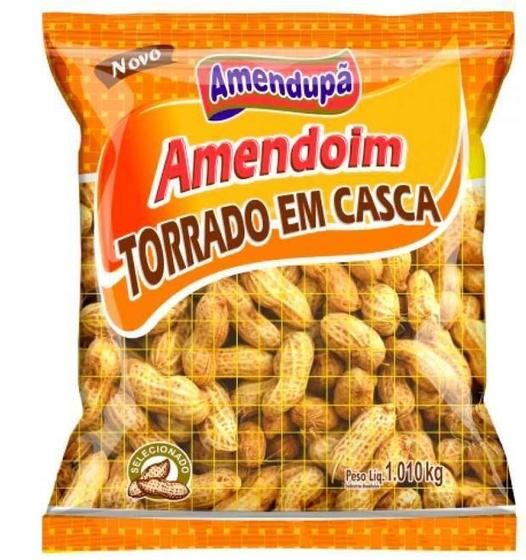 Imagem de Pacote Fardo Amendoim Torrado Com Casca - 2 Kg - Amendupa