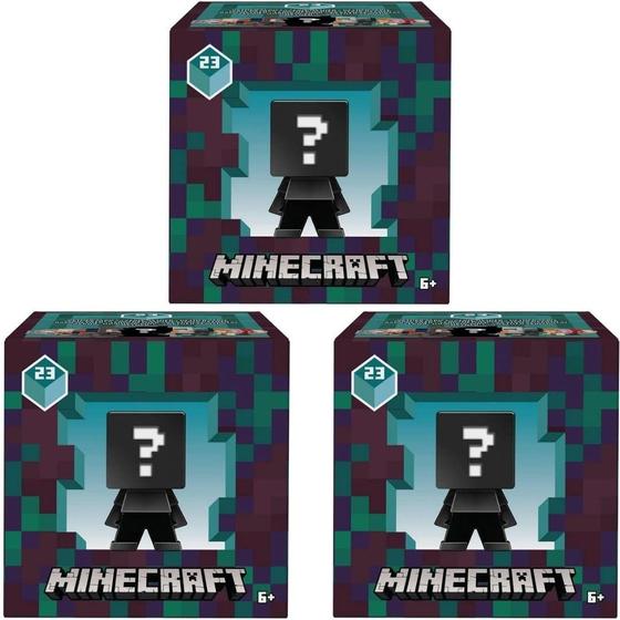 Imagem de Pacote misterioso de minifiguras Minecraft Nether Series 23 x3