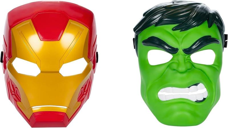 Imagem de Pacote múltiplo de máscaras Marvel Avengers Iron Man & Hulk Kids 5+