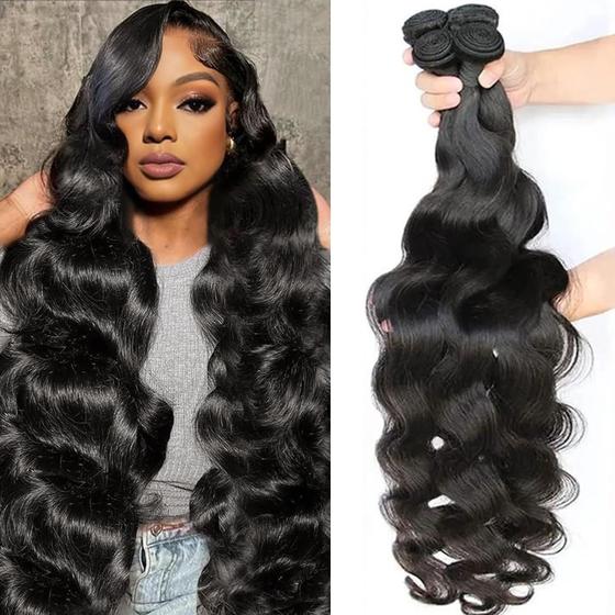 Imagem de Pacotes de cabelo humano BEEPUB Body Wave 12A Brazilian Virgin