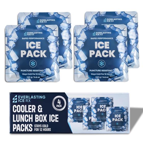 Imagem de Pacotes de Gelo Everlasting Ice RX Rapid Performance - Pacote com 4