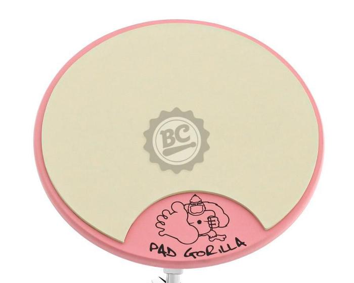 Imagem de Pad de Estudo Gorilla Clássico 12 Rosa PGRRO12 com rosca inferior para fixar em estantes 8mm