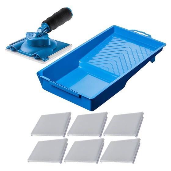 Imagem de Pad Para Recorte De Pintura Com 3 Refis E 1 Bandeja 250ml