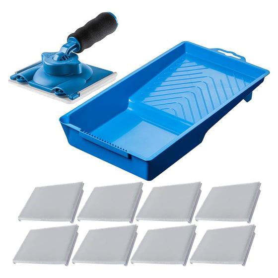 Imagem de Pad Para Recorte De Pintura Com 8 Refis E 1 Bandeja 250ml