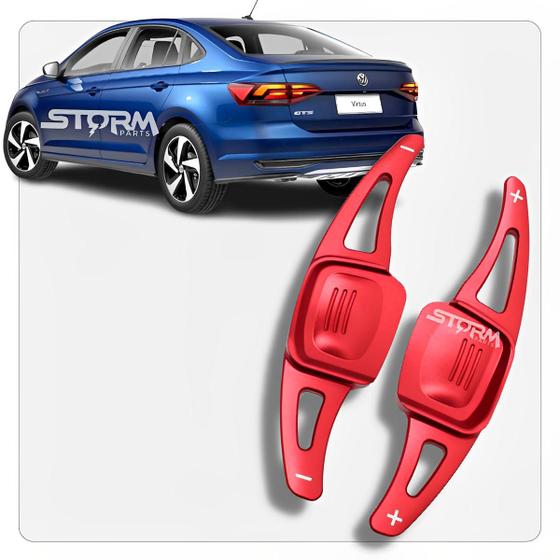 Paddle Shift Vw Virtus Extensor Borboleta Volante Automático aleta