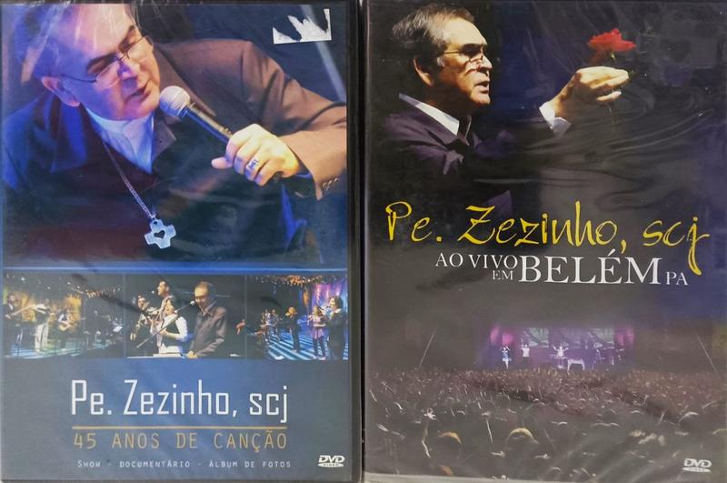 Imagem de Padre Zezinho  SCJ - Ao Vivo em Belém e 45 Anos + 2 DVDS
