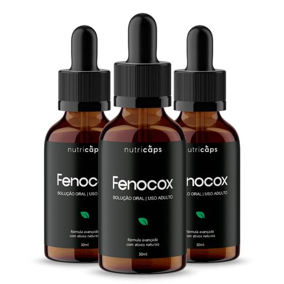 Pague 2 Leve 3 Fenocox Original 30ml - Fórmula Especial para Homens Menor preço em Pague 2 Leve 3 Fenocox Original 30ml - Fórmula Especial para Homens