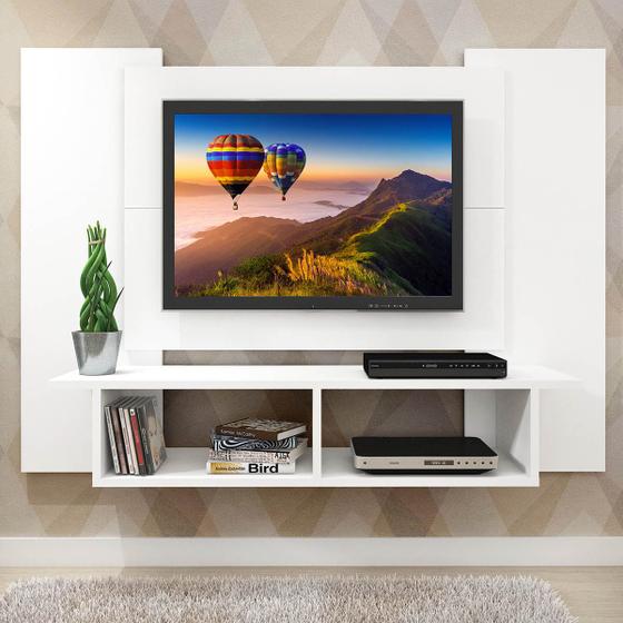 Imagem de Painel 120cm p/tv 48 c/nicho-branco